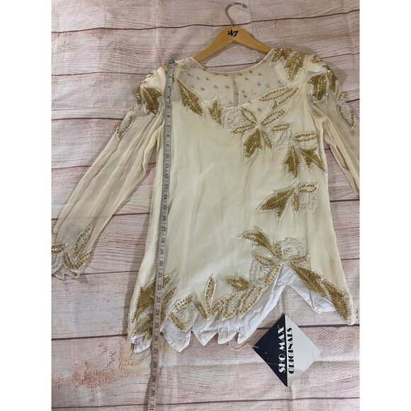 NWT DeadStock Sho Max Origionals Beaded Long Sleeve Top - Small/Medium - Picture 8 of 16